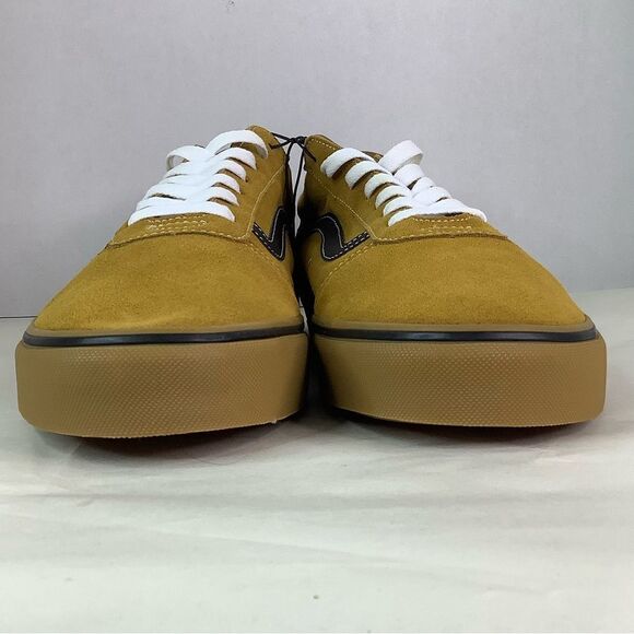 New! VANS Ward Low Top Wheat Tan Suede Leather Skater Men’s Sneaker Sz 13 or 8 - Picture 3 of 9